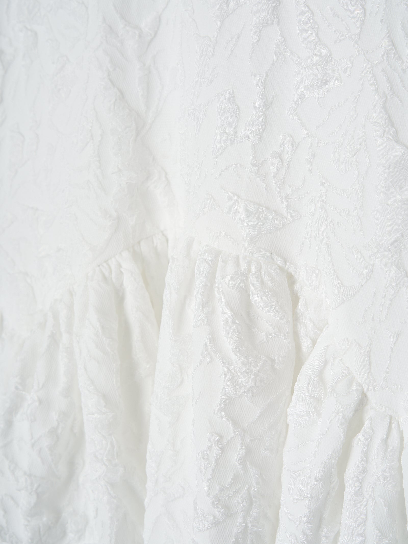 フリルリボンジャガードワンピース