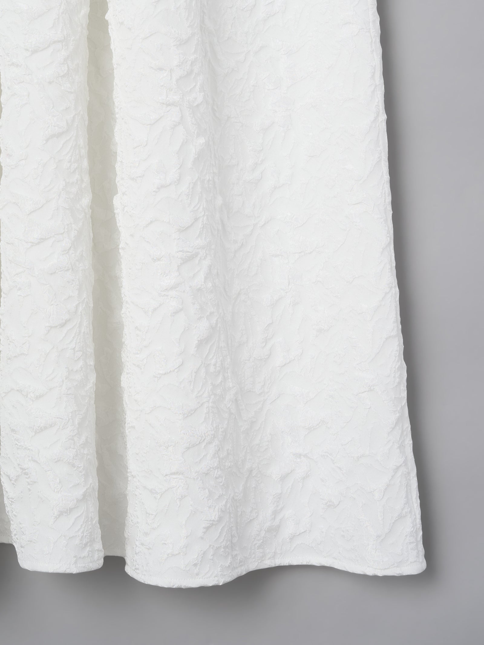 フリルリボンジャガードワンピース