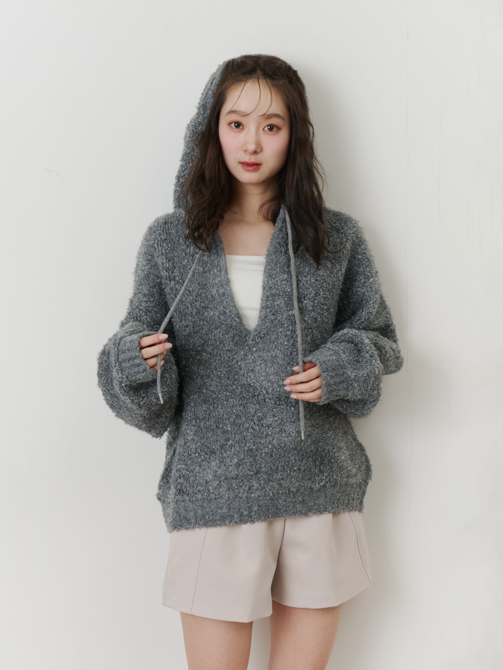 ベーシックベルトレスショートパンツ