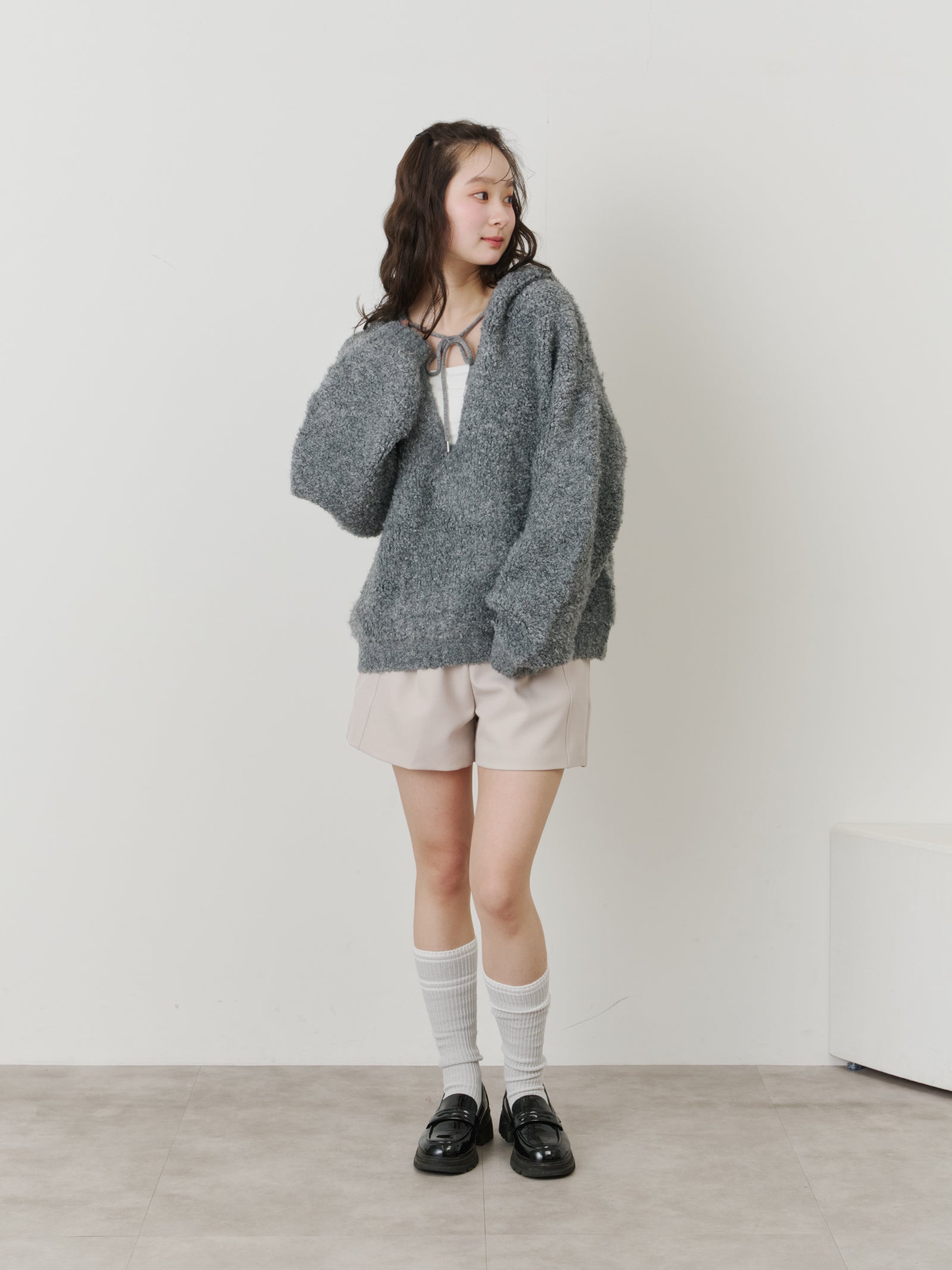 ベーシックベルトレスショートパンツ