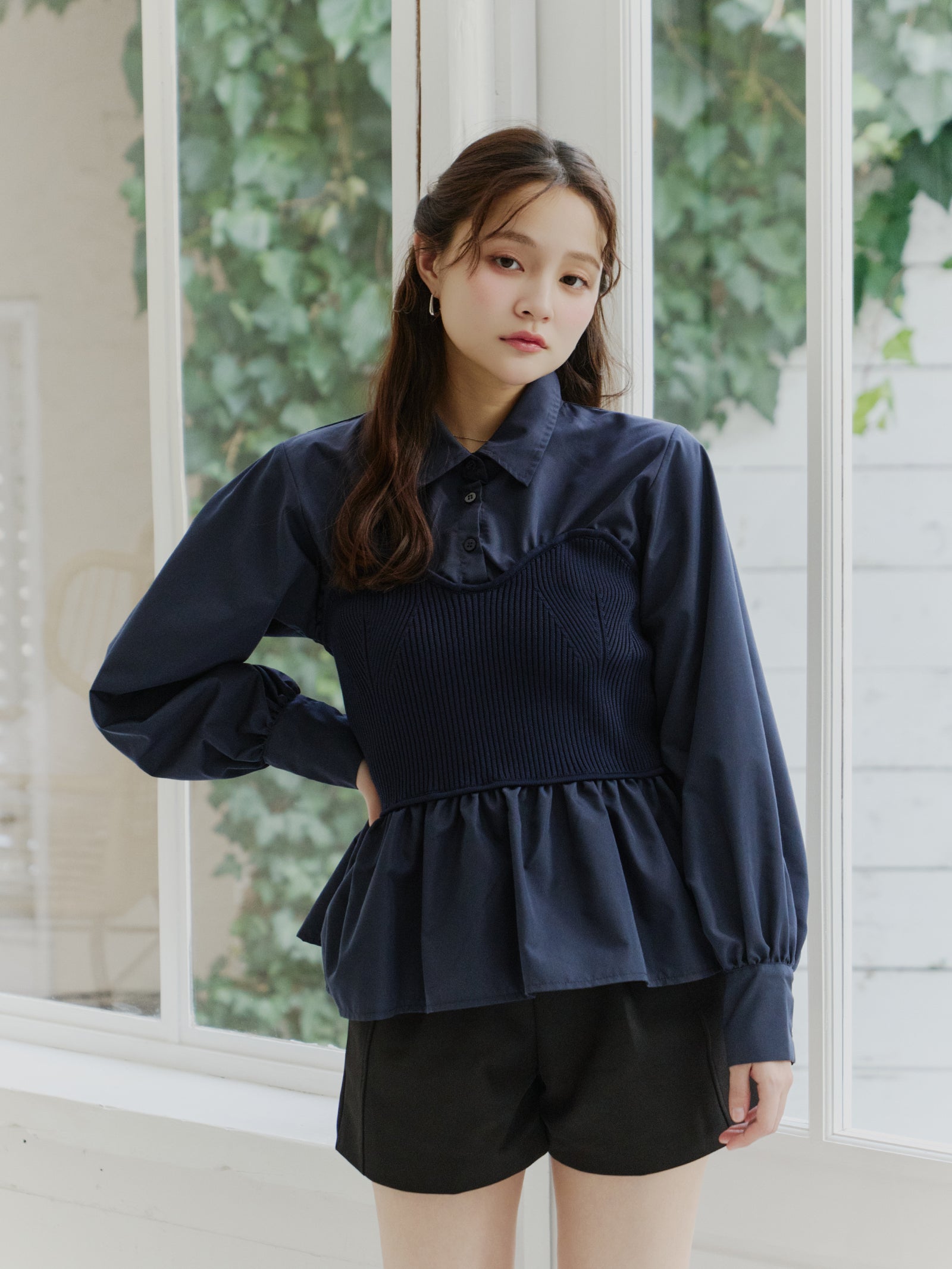 ベーシックベルトレスショートパンツ