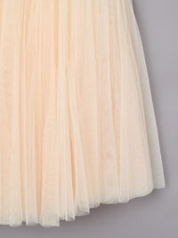 ボリュームロングチュールスカート