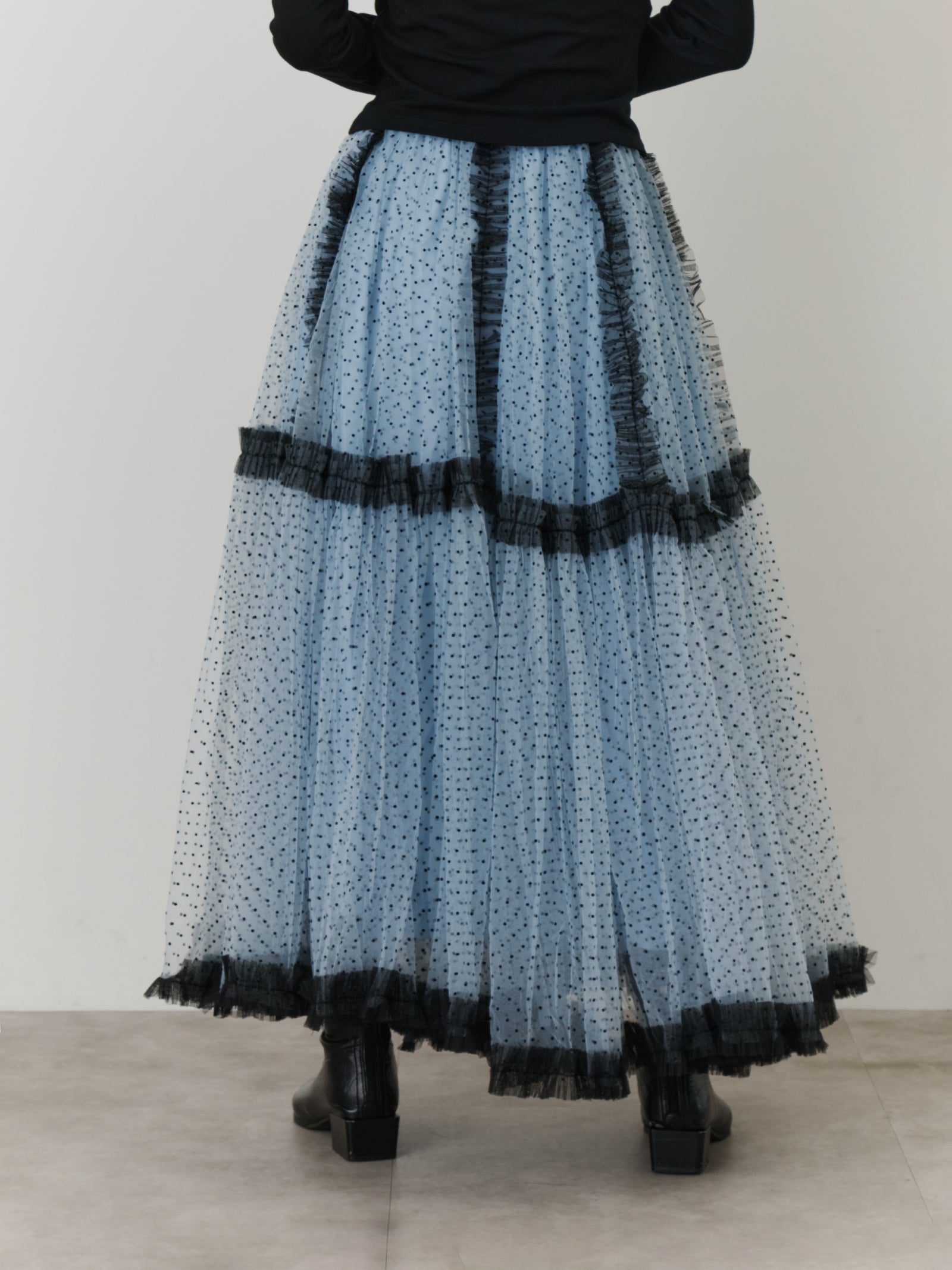【一部予約】ボリュームドットチュールスカート【発送予定日 3月下旬~4月上旬】