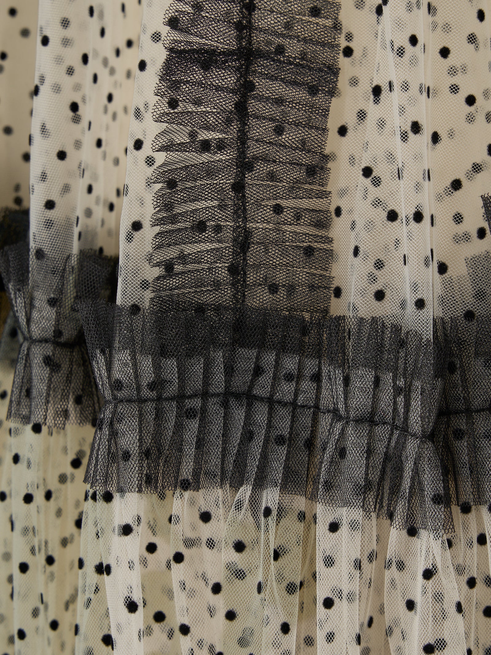 【一部予約】ボリュームドットチュールスカート【発送予定日 3月下旬~4月上旬】