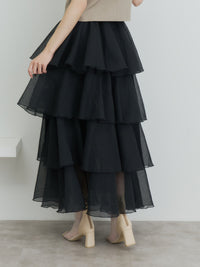 シアーメロウティアードスカート