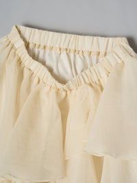 シアーメロウティアードスカート