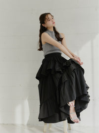 ランダムフレアスカート