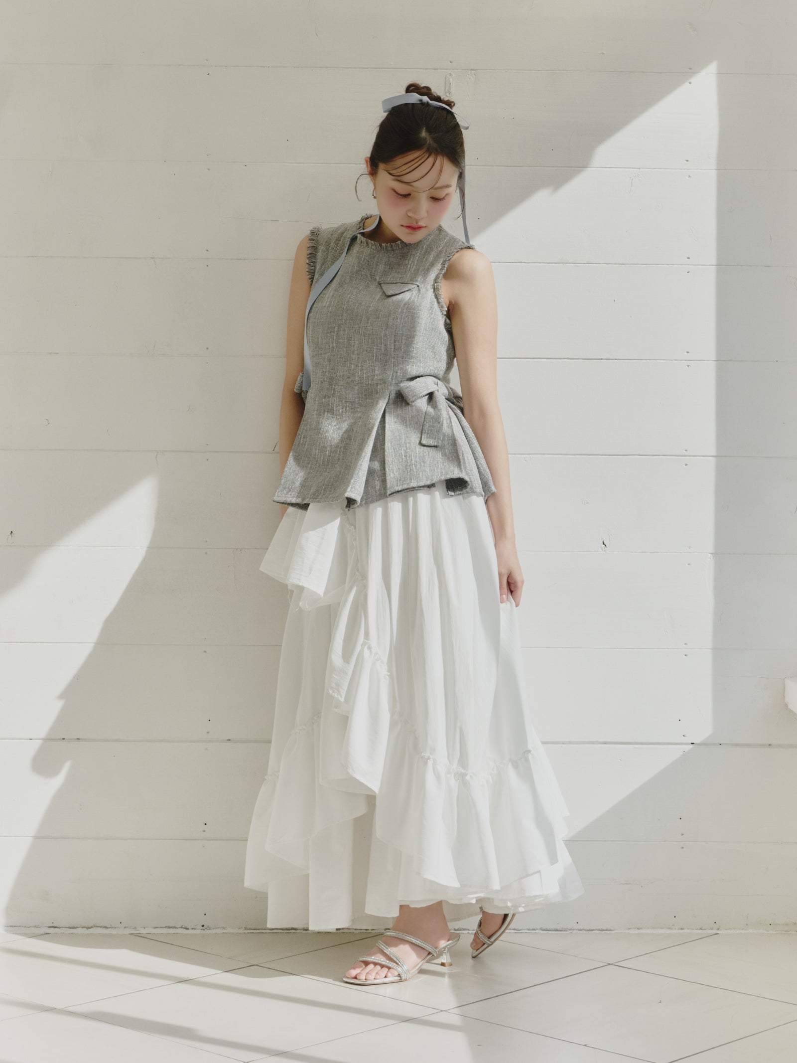 ランダムフレアスカート