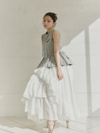 ランダムフレアスカート