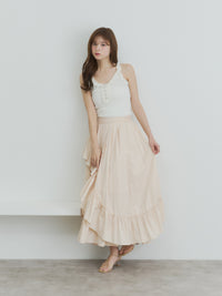 ランダムフレアスカート