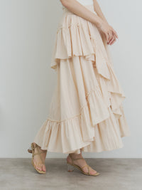 ランダムフレアスカート