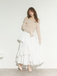 ランダムフレアスカート