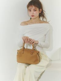 ミニマルボストンバッグ