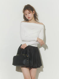 ミニマルボストンバッグ