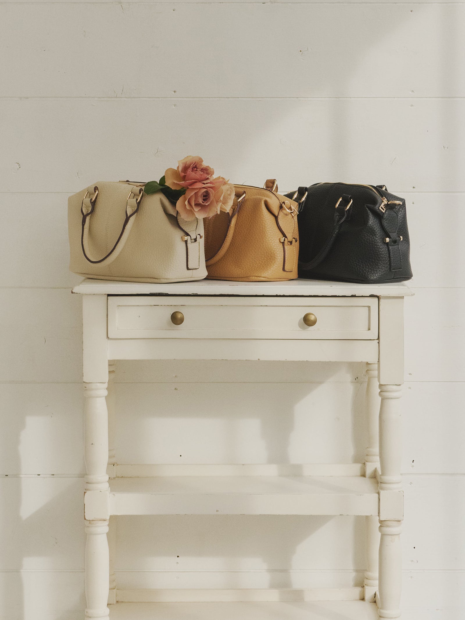 ミニマルボストンバッグ