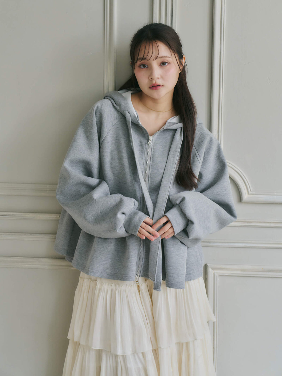 ダンボールペプラムリボンスウェット