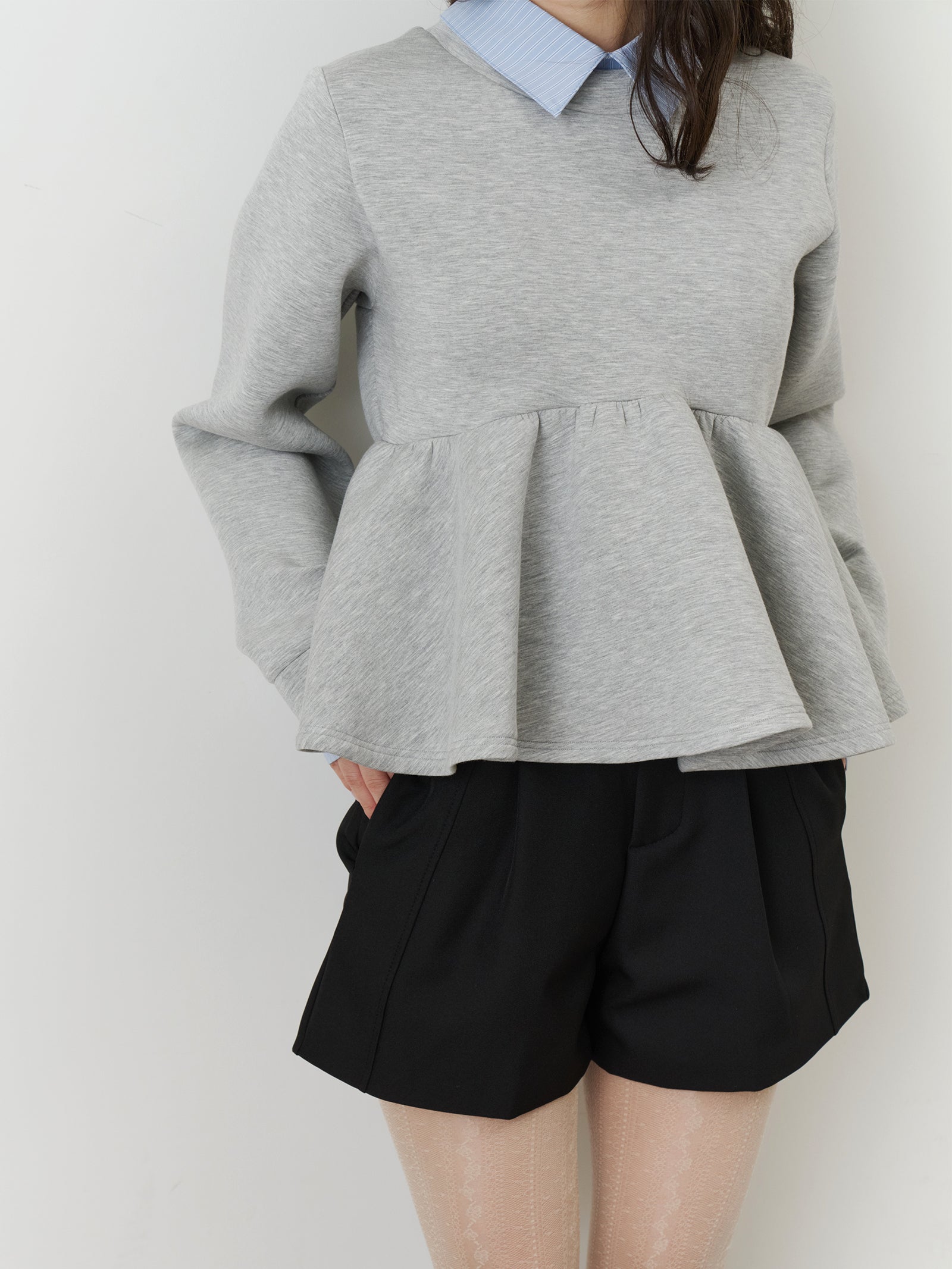 予約】ダンボールペプラムスウェット【発送予定日 2月中旬~2月下旬】