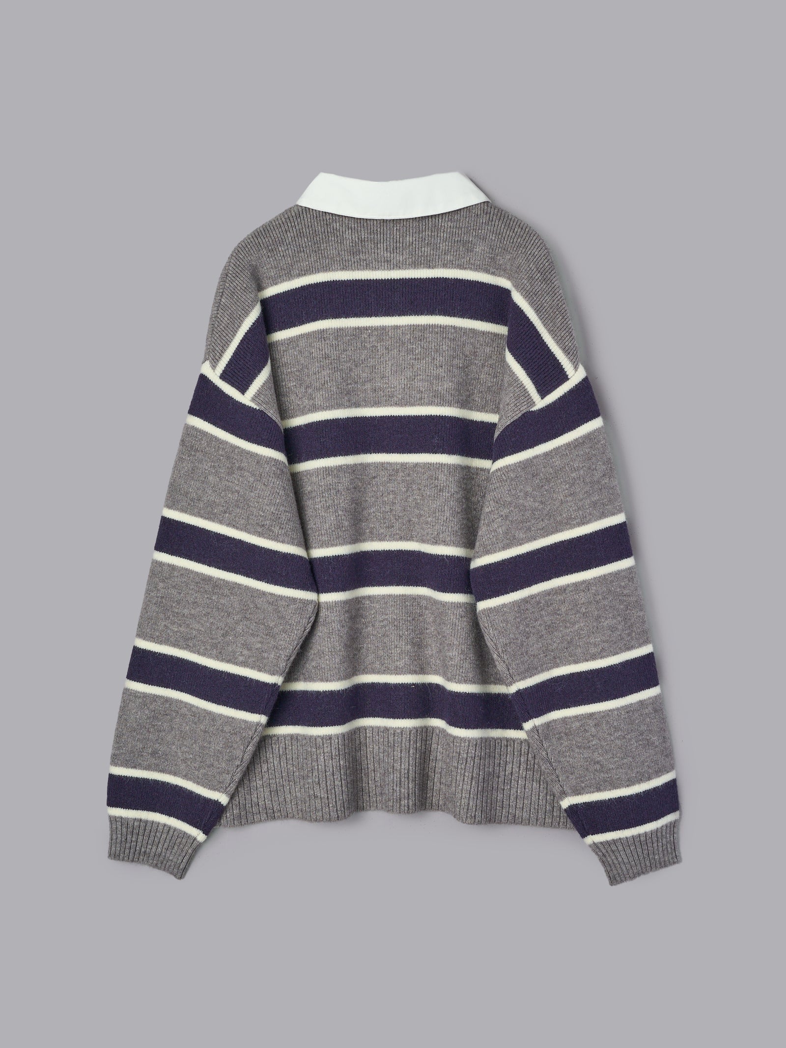 シャツドッキングラガーニット