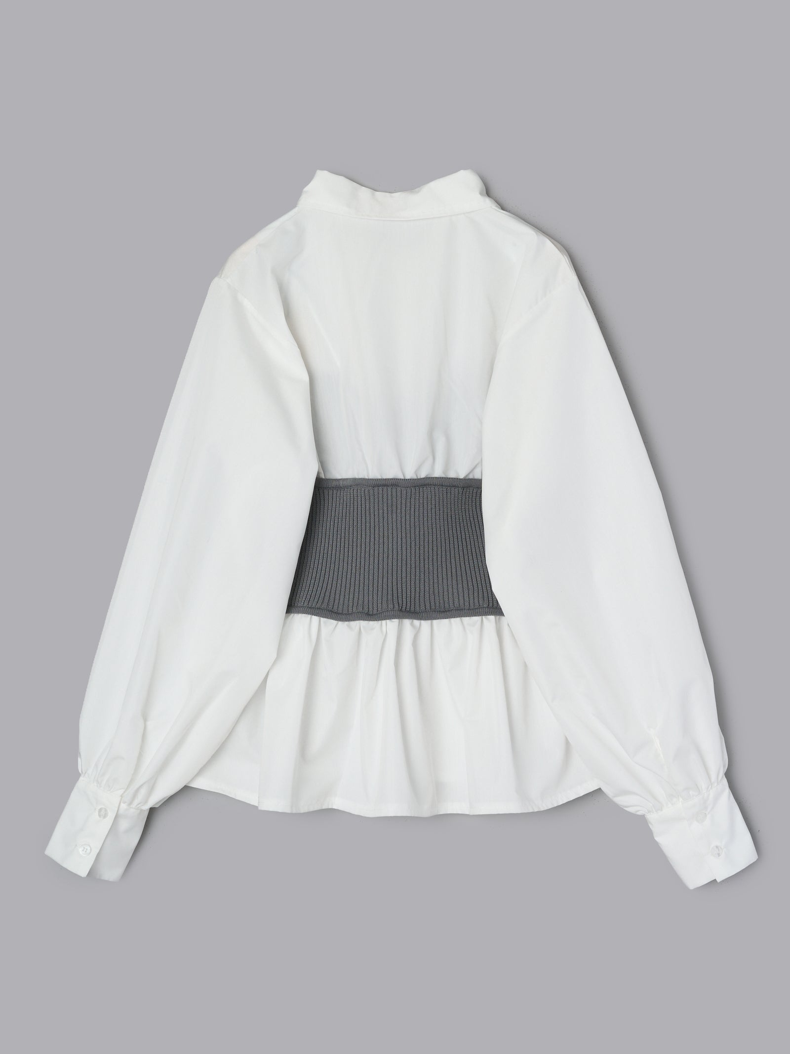 ニットビスチェドッキングシャツ