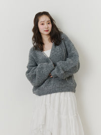 フードニットプルオーバー