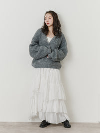 フードニットプルオーバー