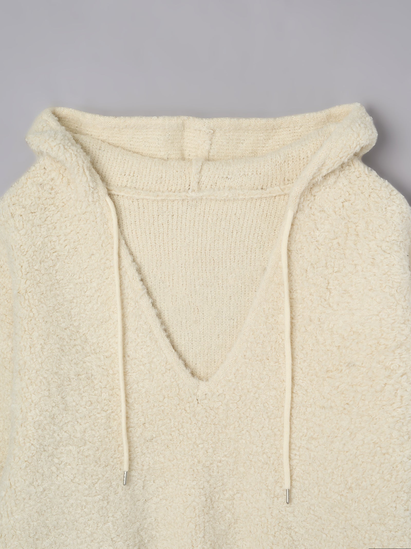 フードニットプルオーバー