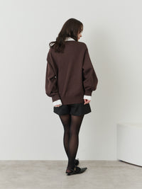 シャツドッキングポロニット