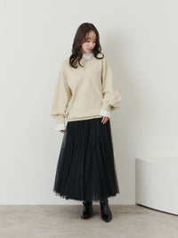 シャツドッキングポロニット