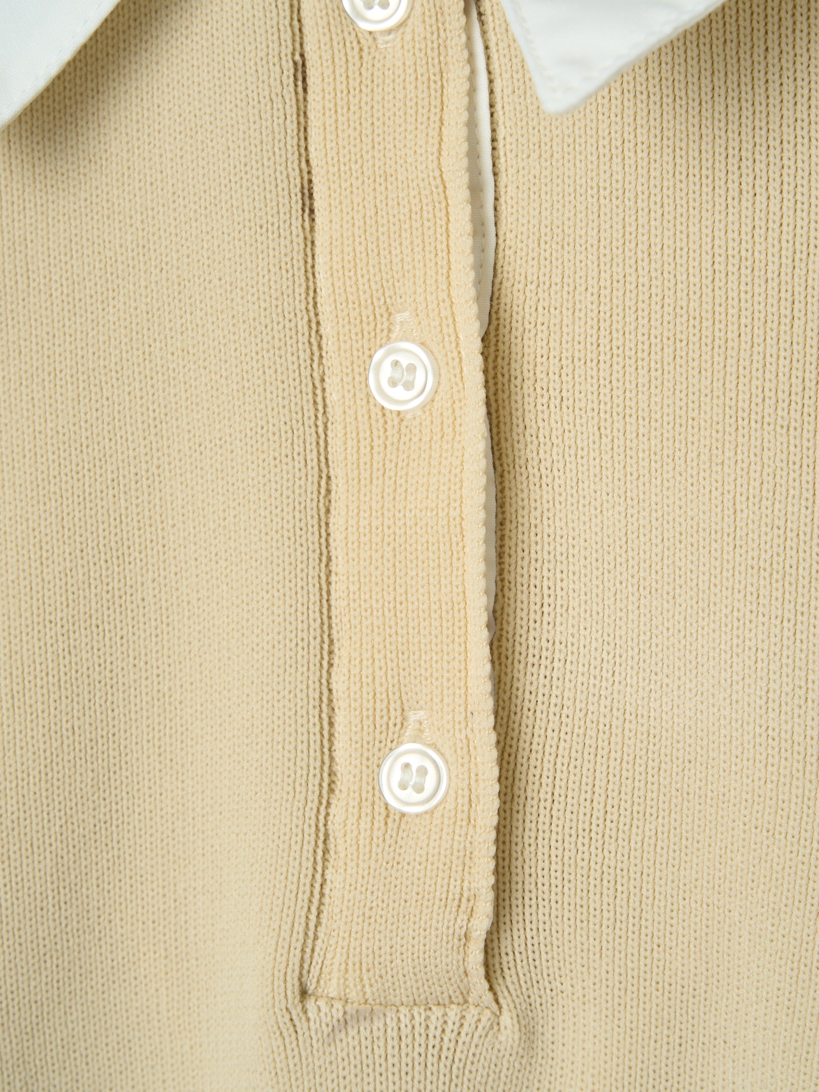 シャツドッキングポロニット