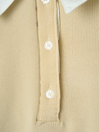 シャツドッキングポロニット