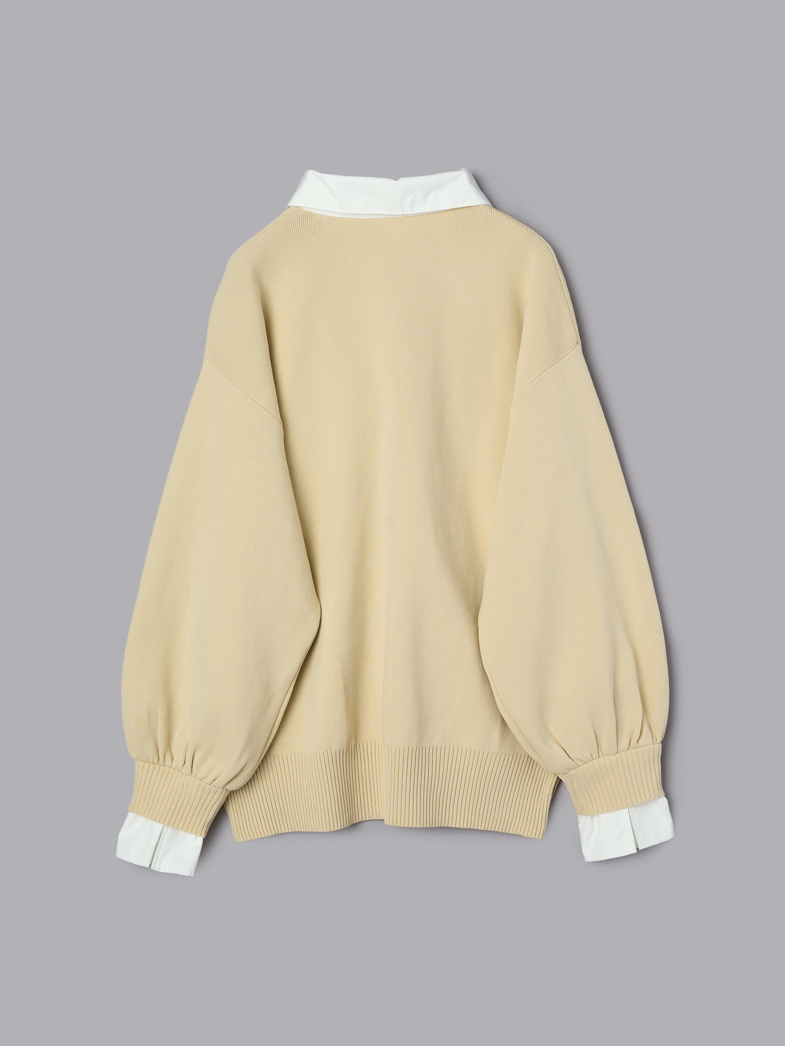 シャツドッキングポロニット