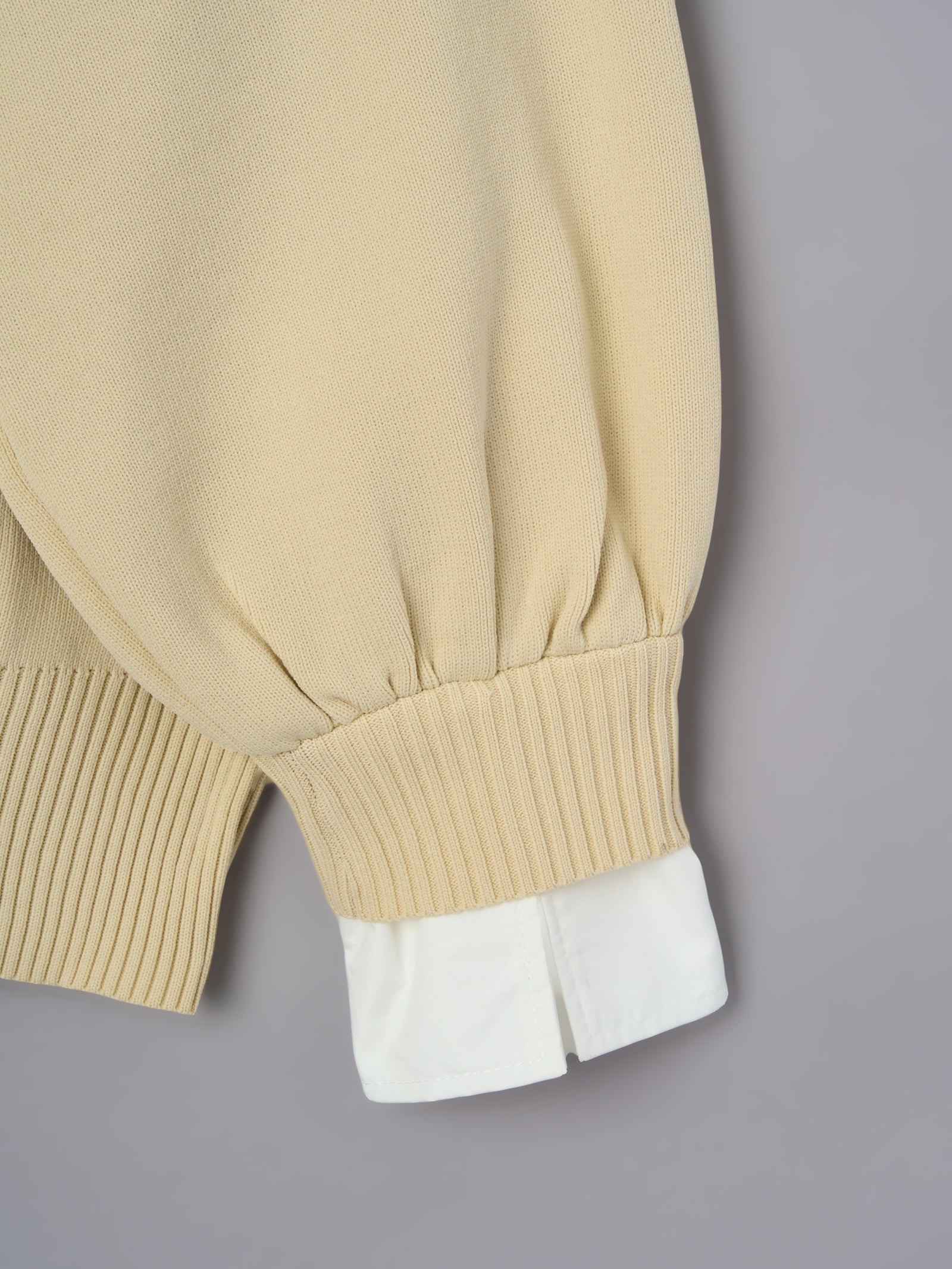 シャツドッキングポロニット