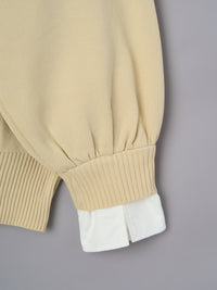 シャツドッキングポロニット