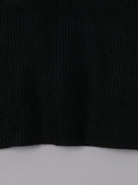 バイカラードッキングニット