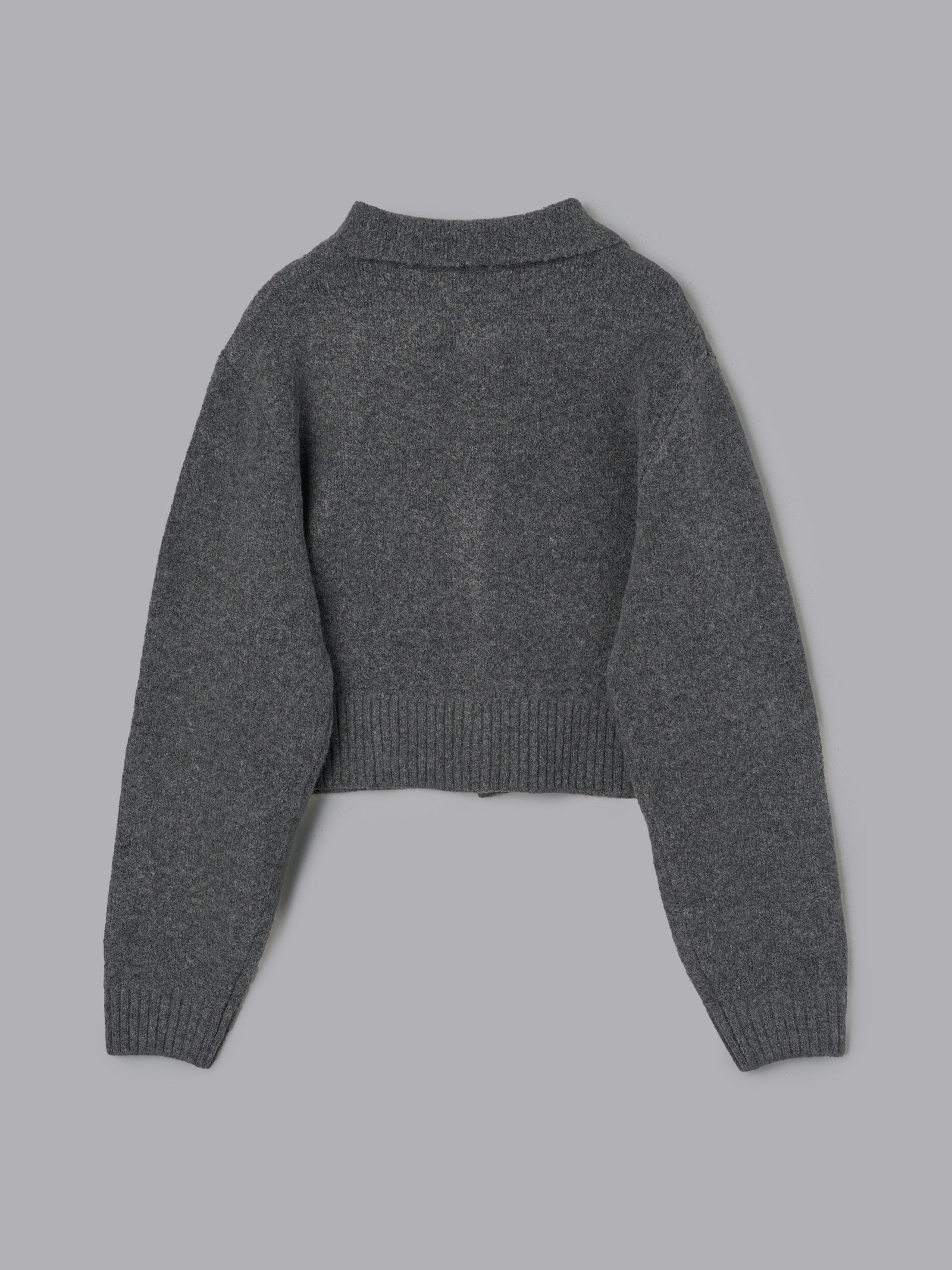 クロップドニットカーディガン[セットアップ可能]