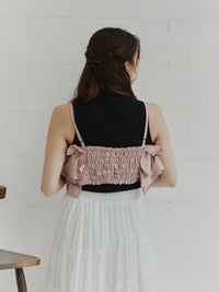 ボリュームフリルビスチェ