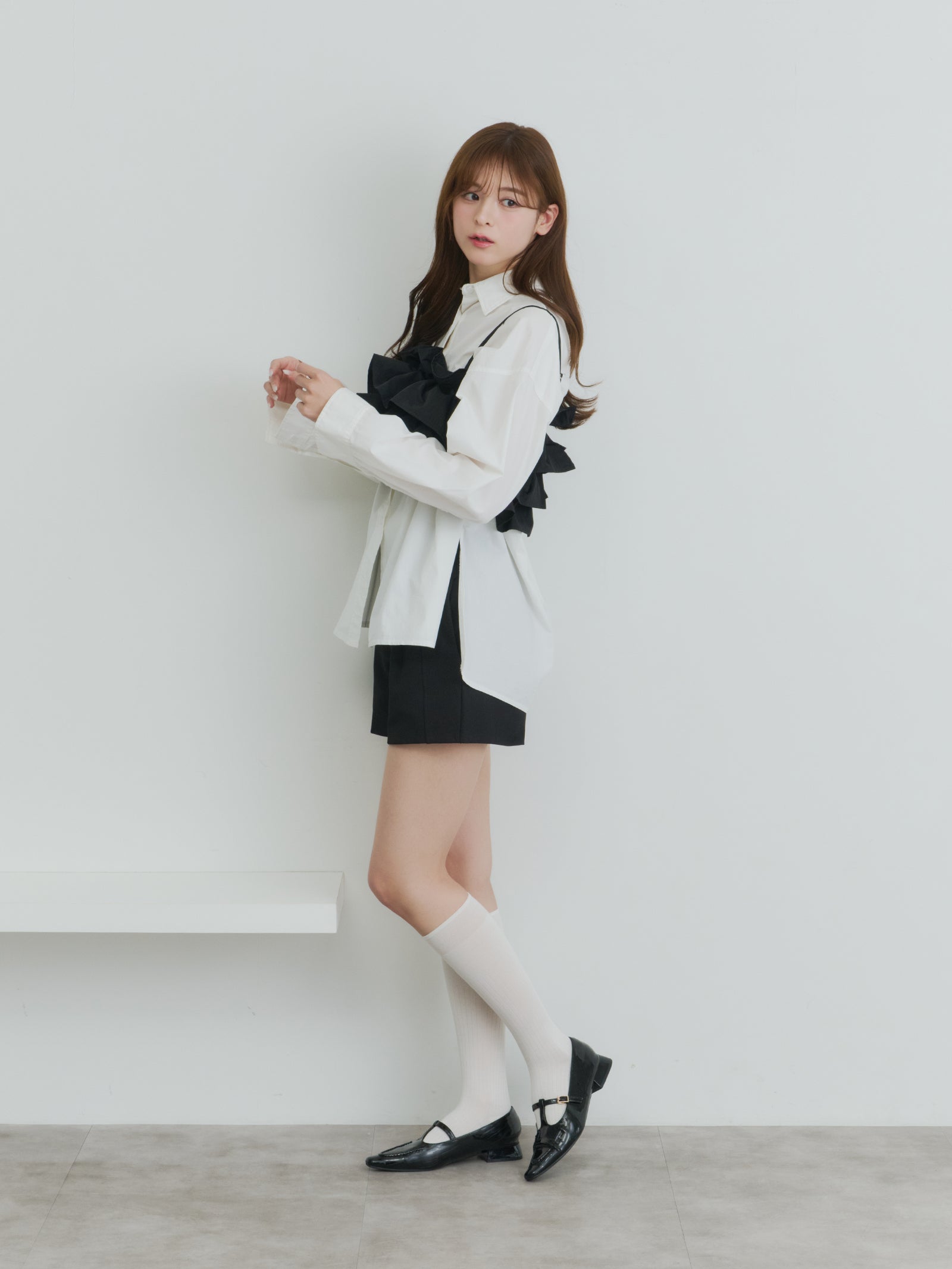 ボリュームフリルビスチェ