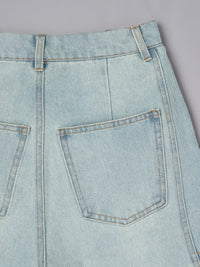 サイドスリットデニム