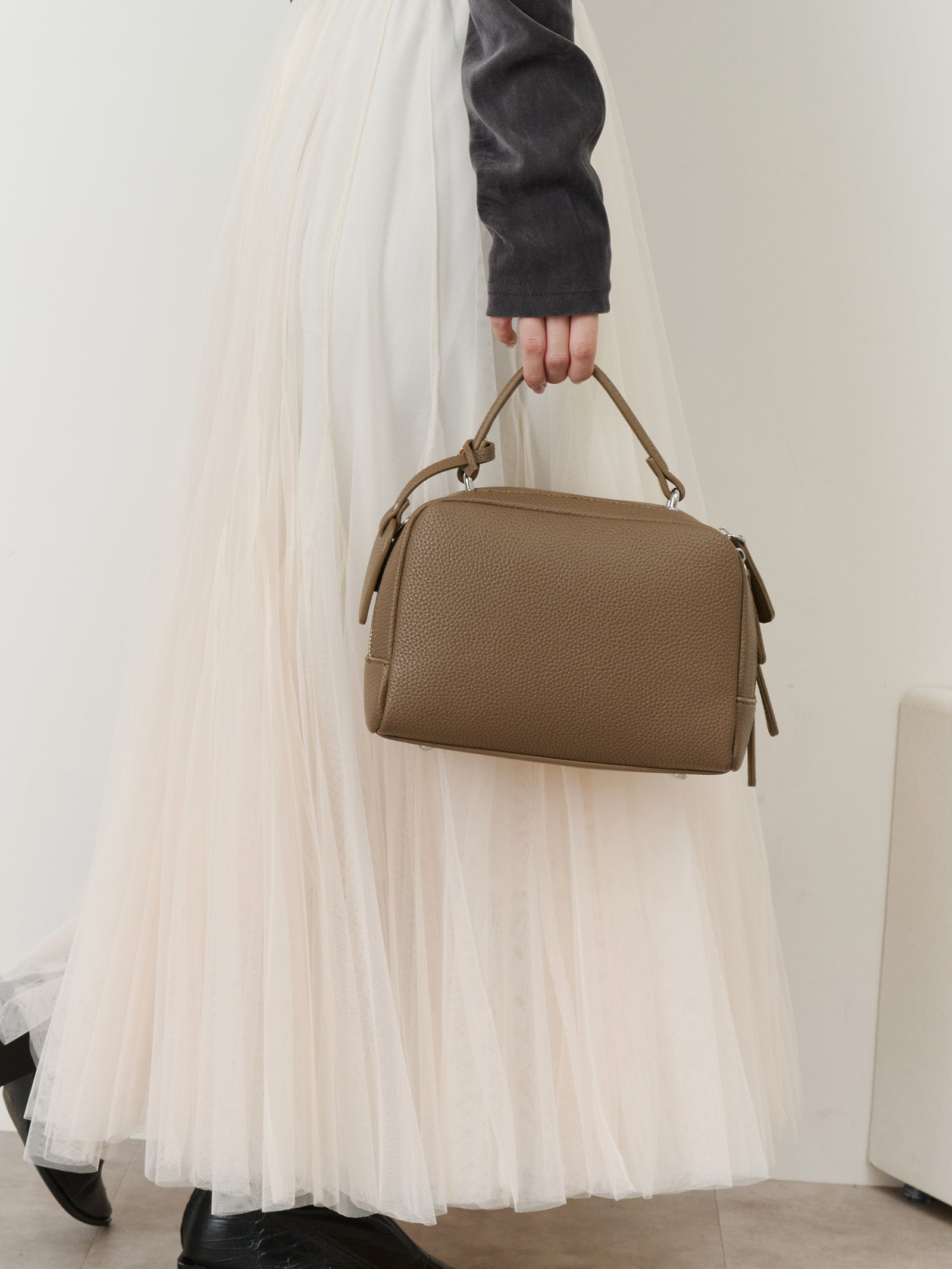 ダブルジップボストンバッグ