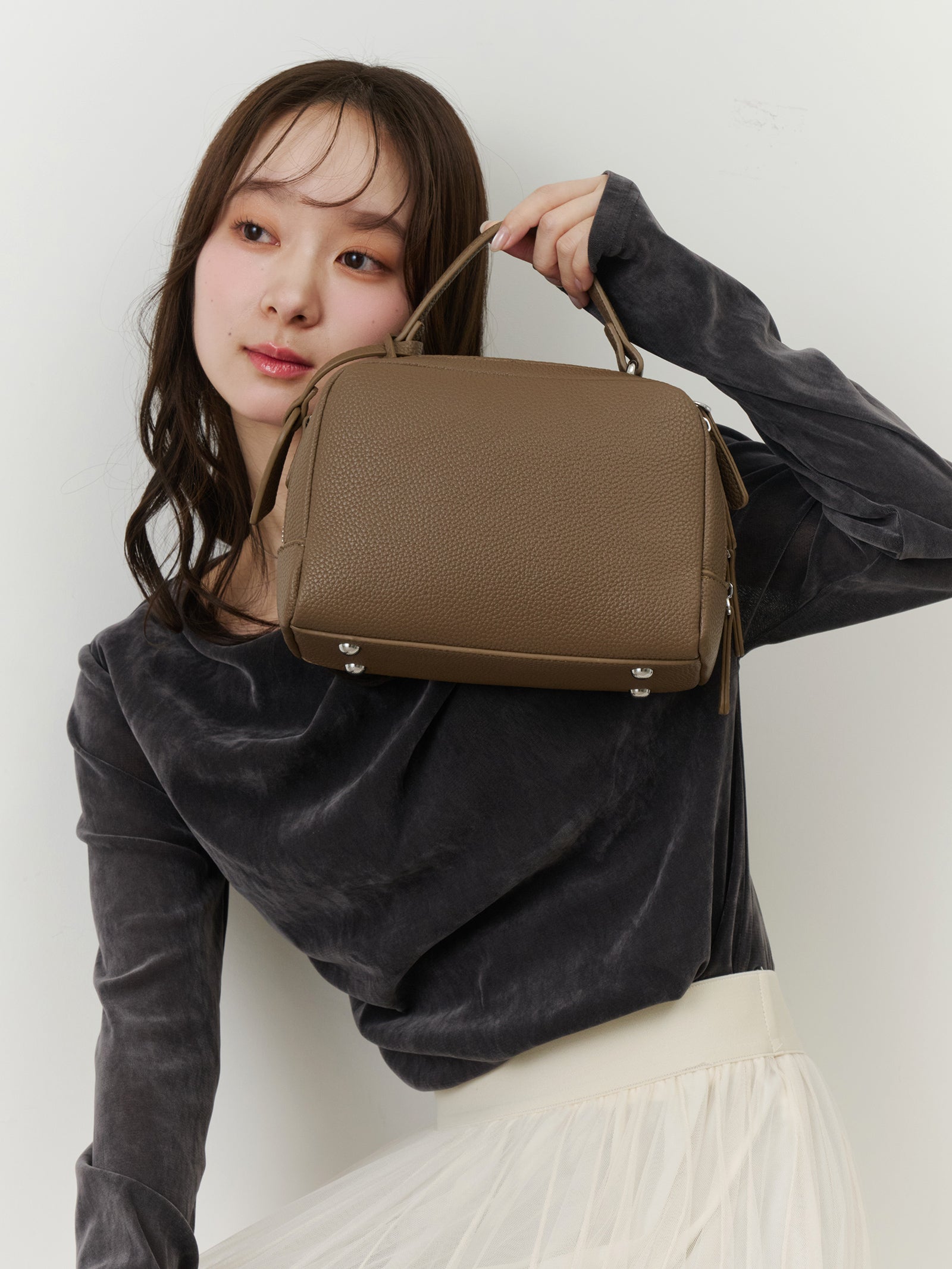 ダブルジップボストンバッグ