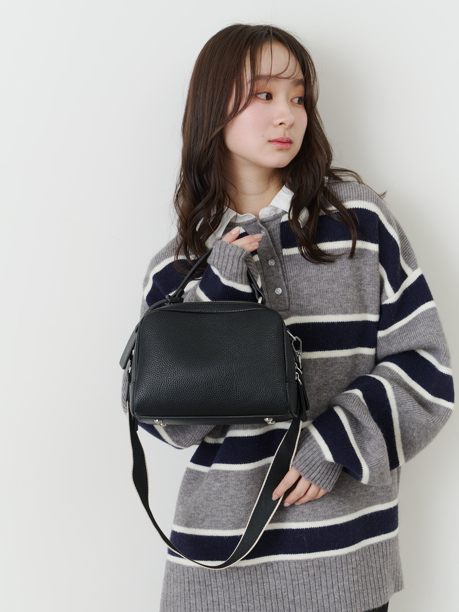 ダブルジップボストンバッグ