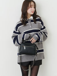 ダブルジップボストンバッグ