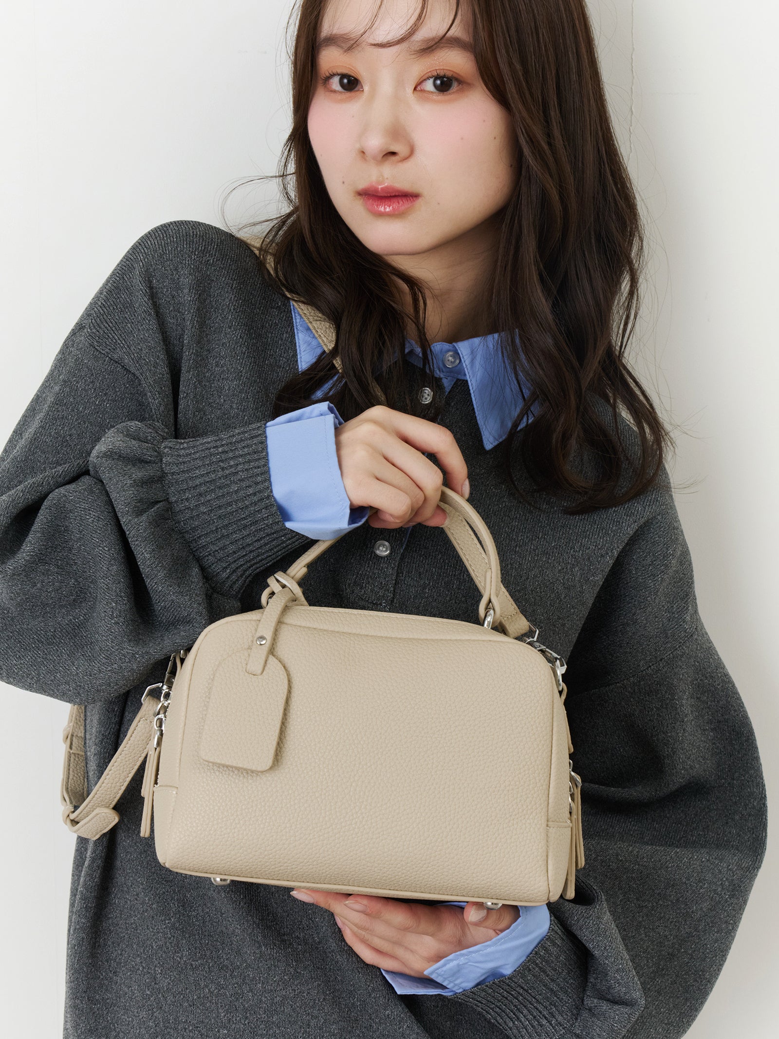 ダブルジップボストンバッグ