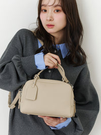 ダブルジップボストンバッグ