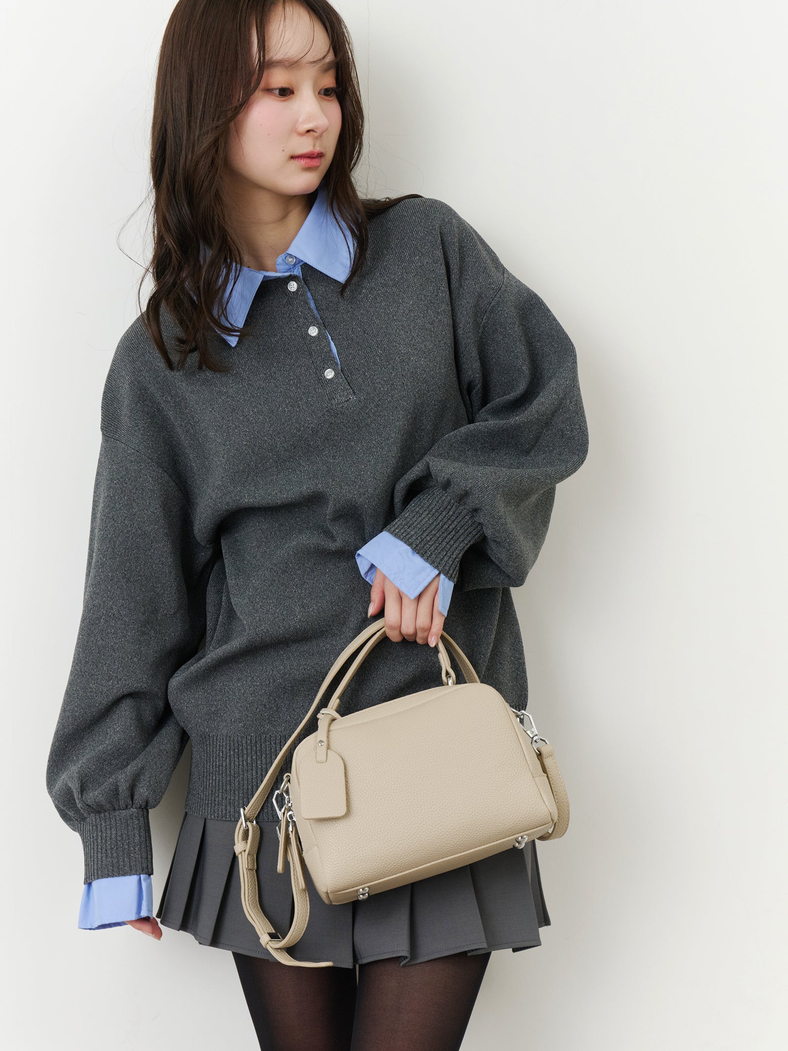 ダブルジップボストンバッグ