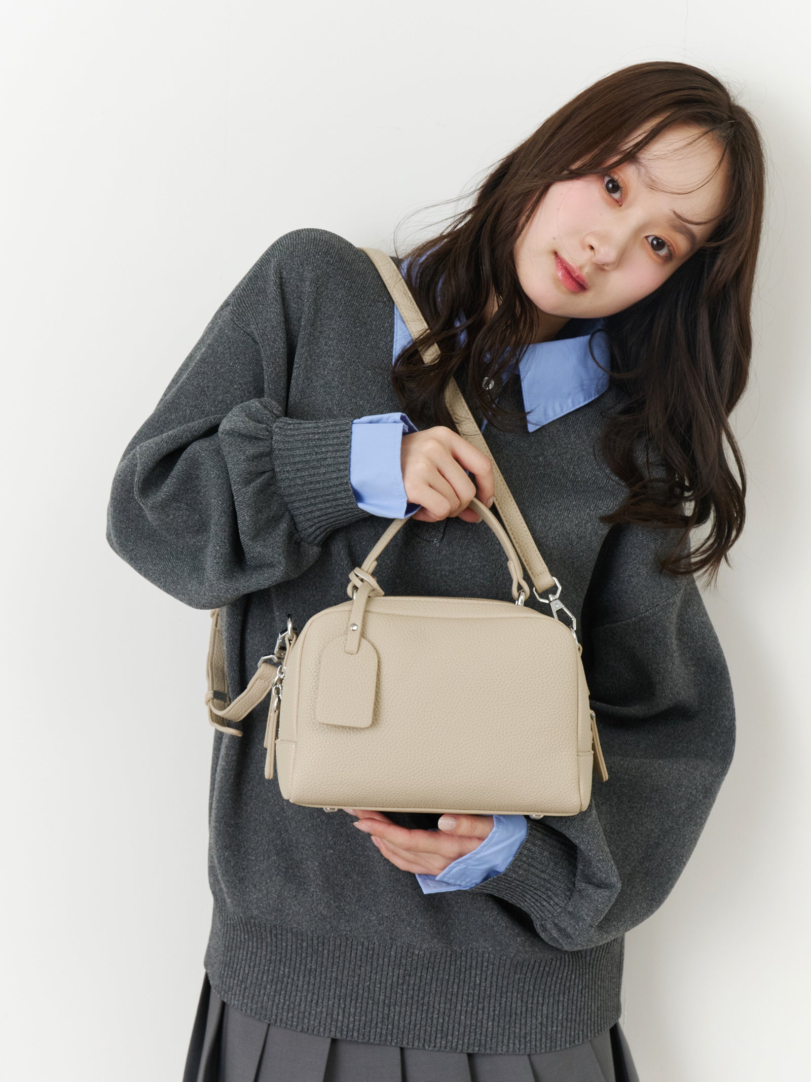 ダブルジップボストンバッグ