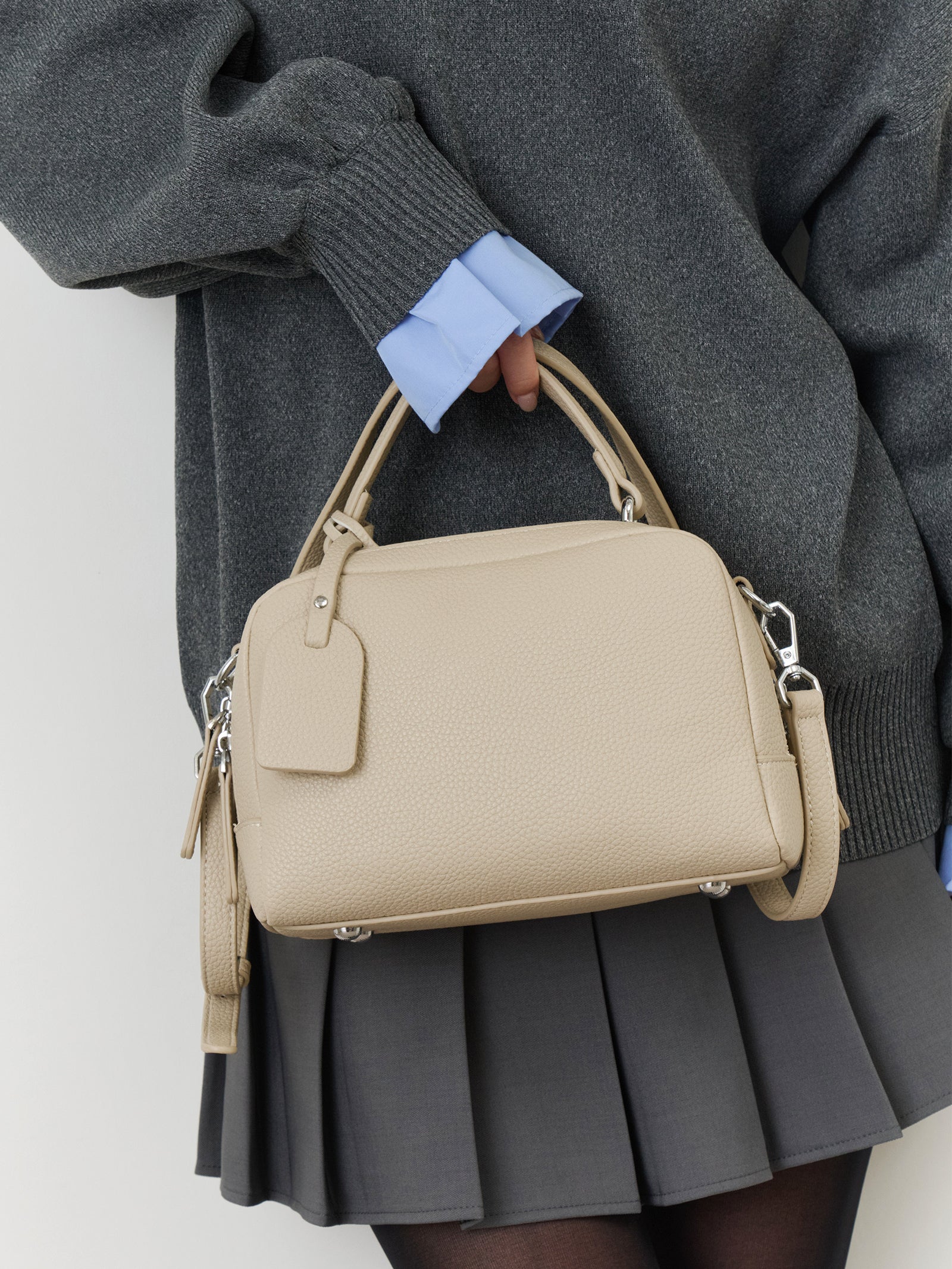 ダブルジップボストンバッグ