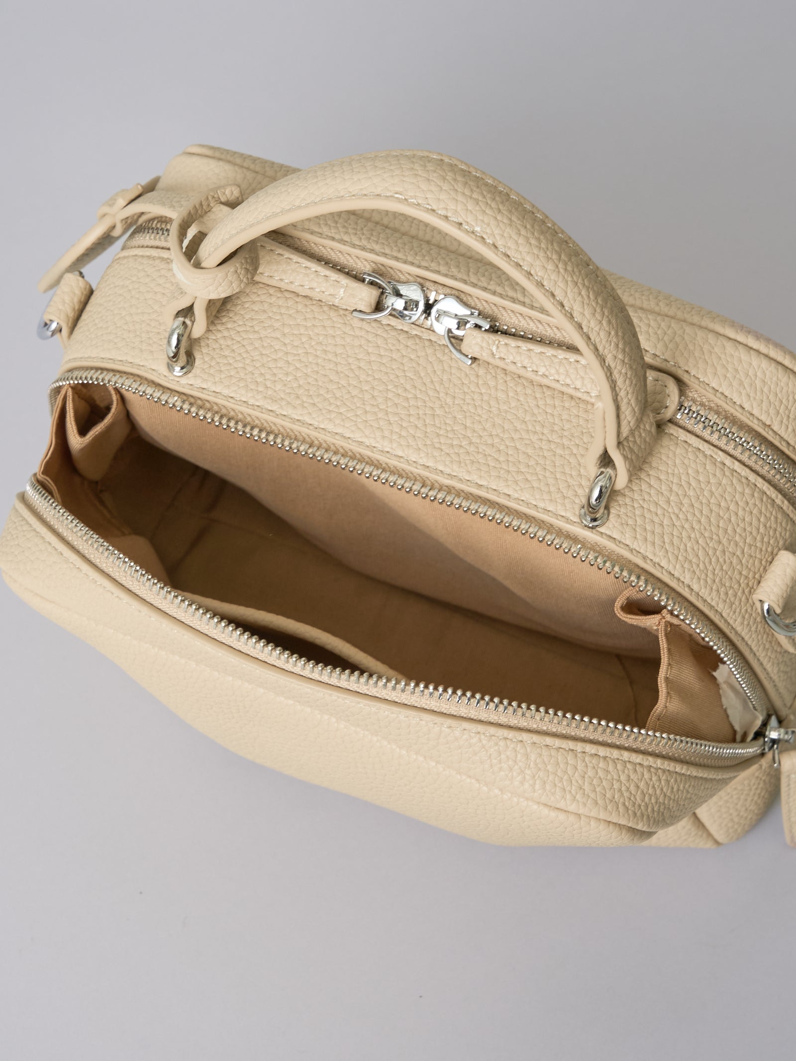 ダブルジップボストンバッグ