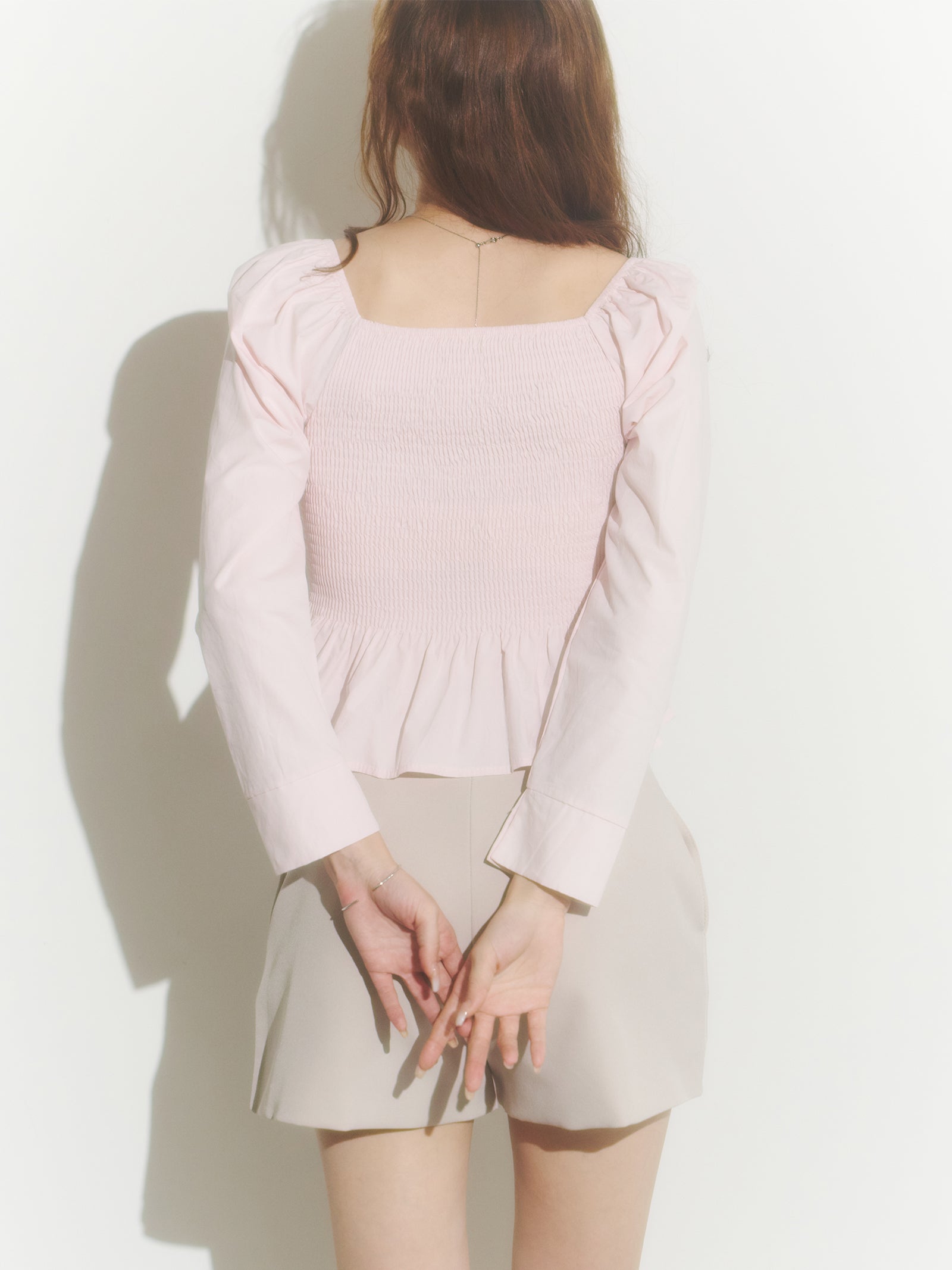 カシュクールシャツブラウス