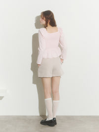 カシュクールシャツブラウス